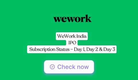 WeWork Indial IPO Subscription Status Live