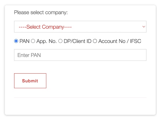 How to Check Online Allotment Status at MUFG Intime India Private Limited