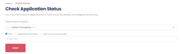 How to check IPO Allotment Status at Maashitla Securities Pvt Ltd for Zelio E-Mobility