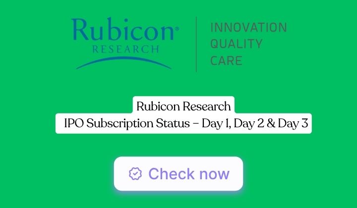 Rubicon Research IPO Subscription Status – Day 1, Day 2 & Day 3