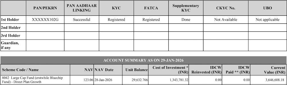 icicpru My Icici Pru Mutual Fund Direct Plan Account Statement