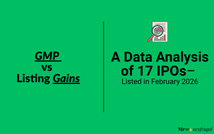 GMP vs Listing Gains of IPOs listed in February 2026