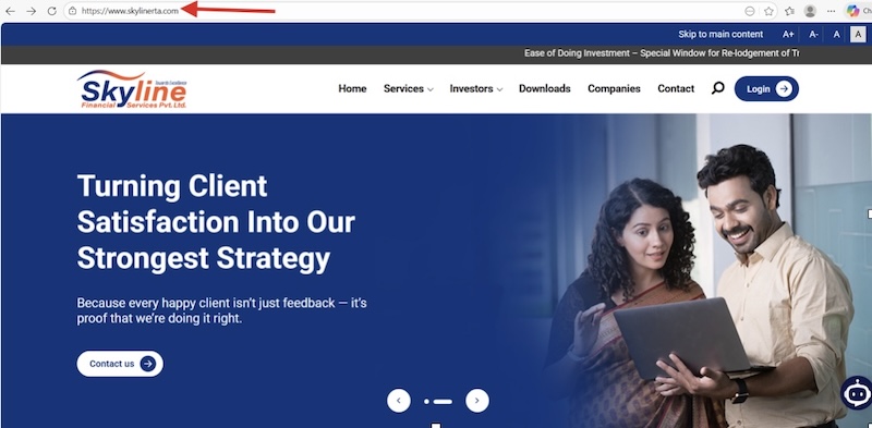 Skyline Financial Services official website